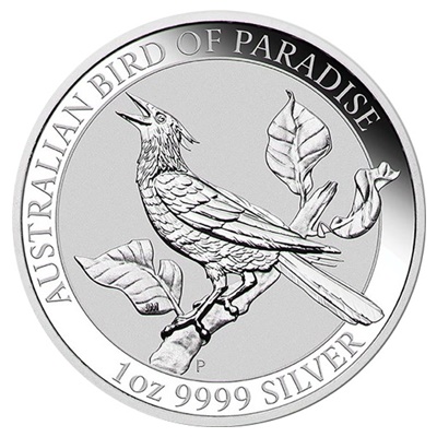 2019 1oz Silver Coin - Australian BIRD OF PARADISE